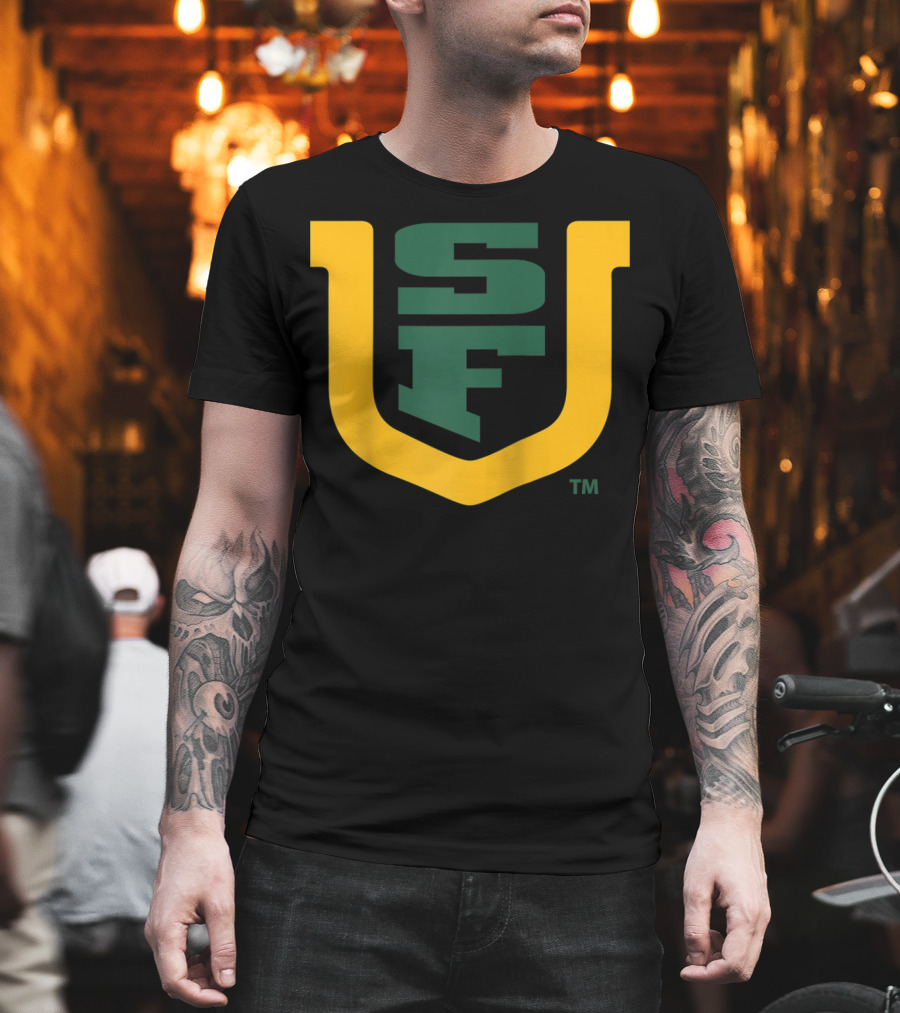 University Of San Francisco Dons NCAA SF Logo PPSNU031 Rag T-Shirt