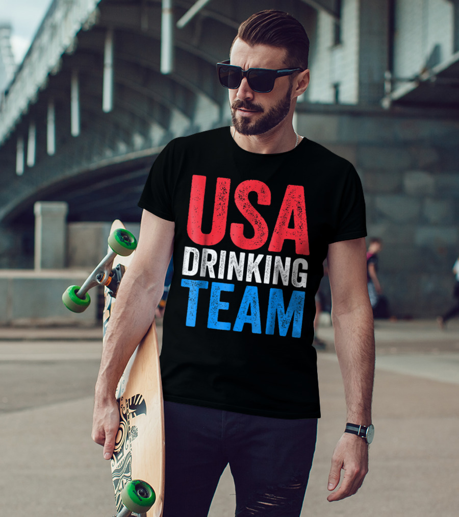 USA Drinking Team Fourth Of July T-Shirt
