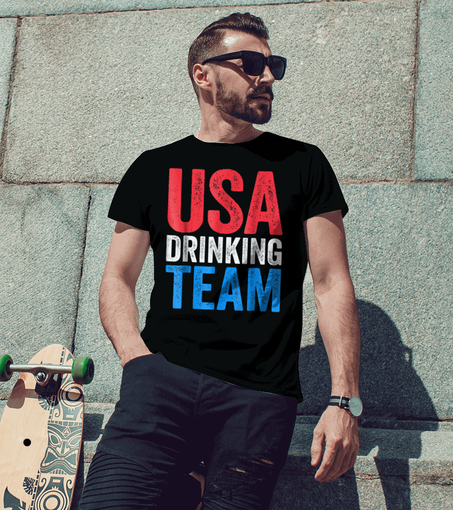 USA Drinking Team Fourth Of July T-Shirt