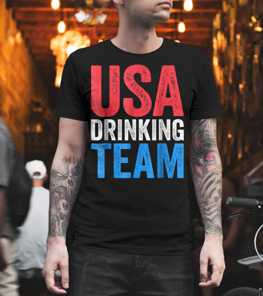 USA Drinking Team Fourth Of July T-Shirt