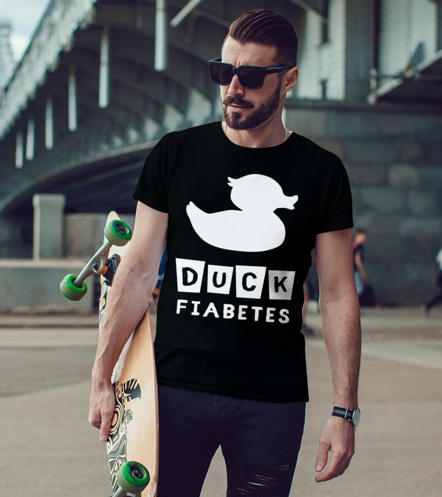 Duck Fiabetes Funny Diabetic Type 1 Diabetes T-Shirt