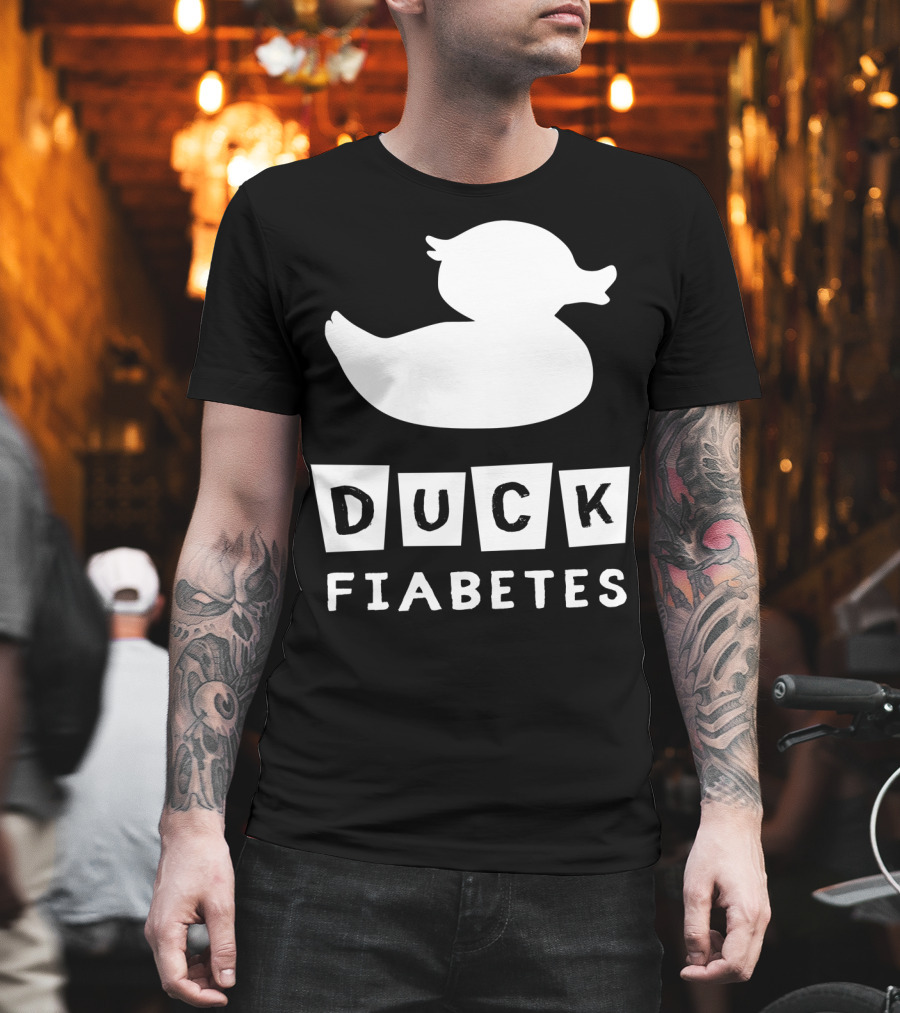 Duck Fiabetes Funny Diabetic Type 1 Diabetes T-Shirt