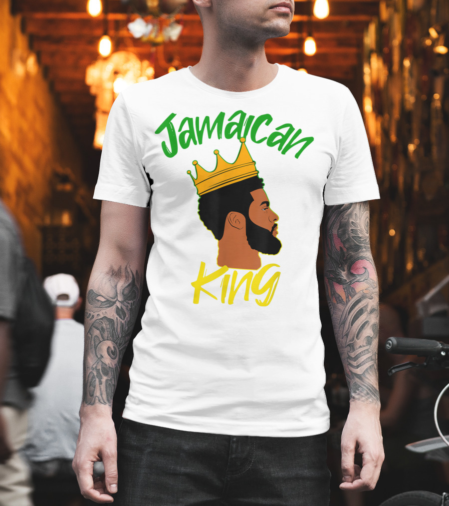 Jamaican King Proud and Independent Black King T-Shirt