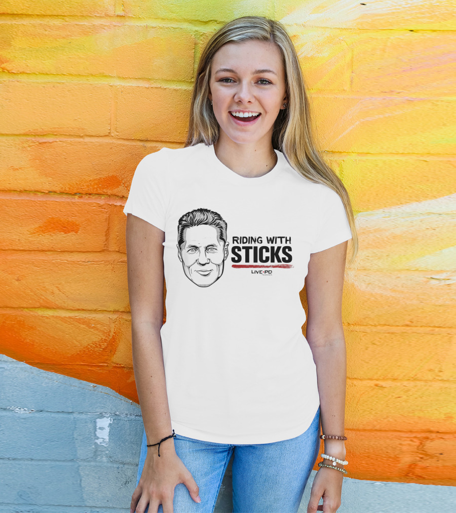 Riding With Sticks Live PD T-Shirt