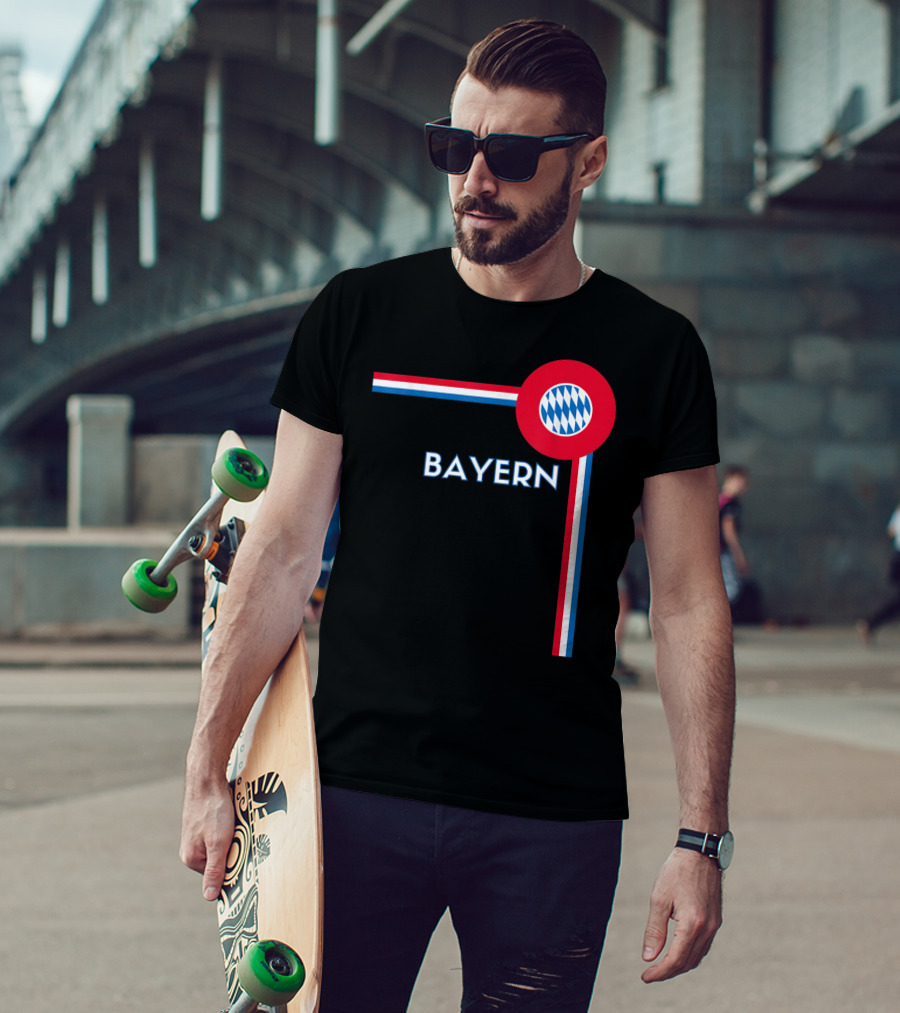 Bayern Munich Soccer FC Styled Spin Sports T-Shirt