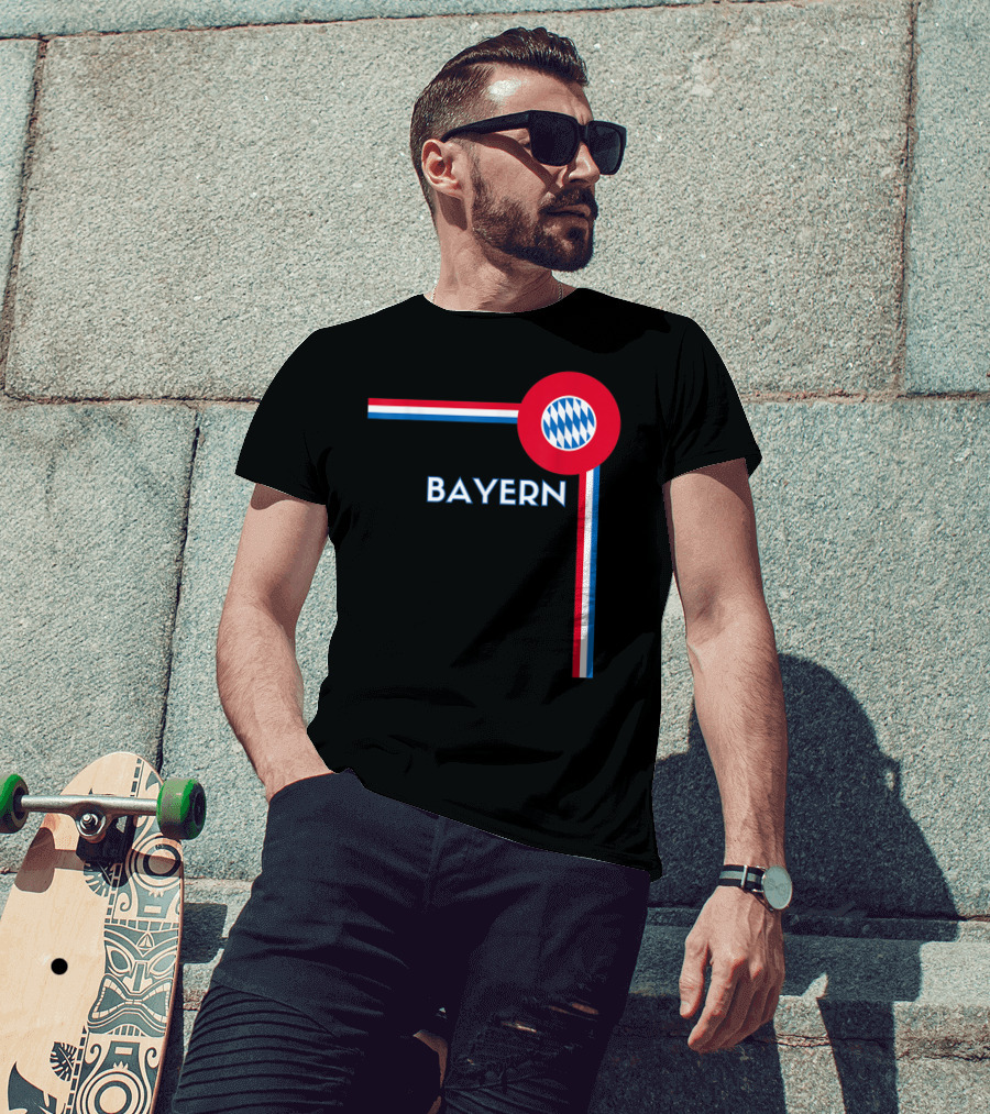 Bayern Munich Soccer FC Styled Spin Sports T-Shirt