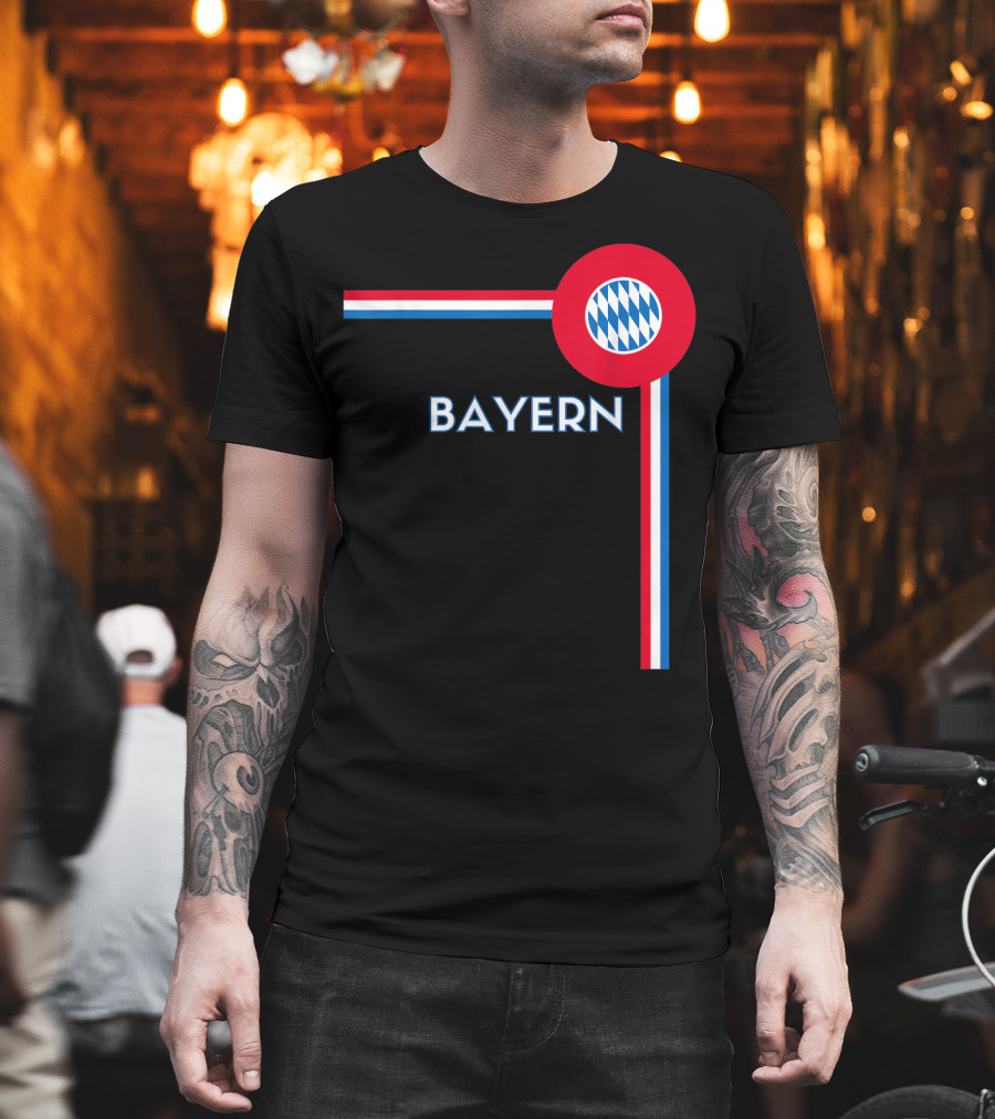 Bayern Munich Soccer FC Styled Spin Sports T-Shirt