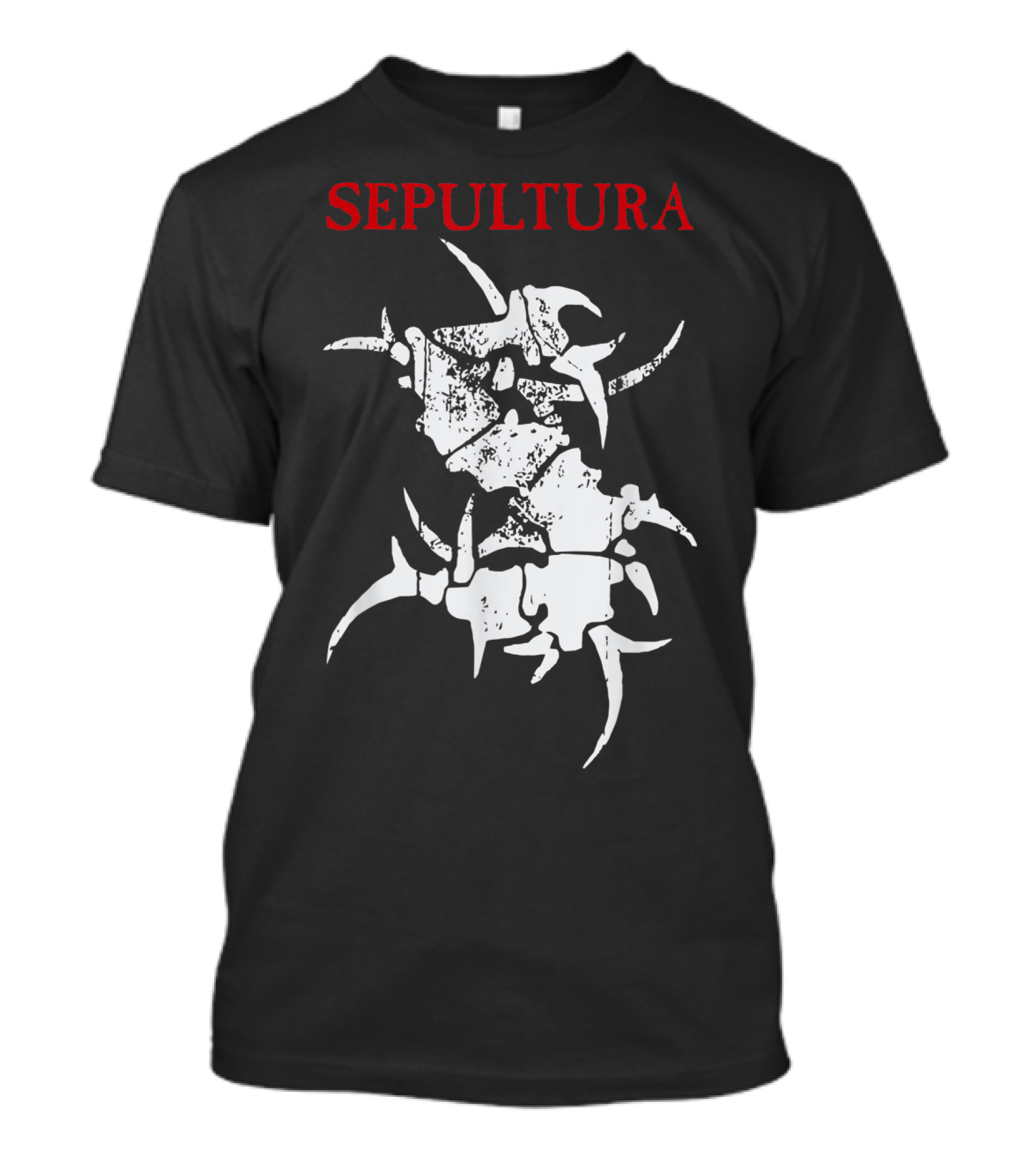 Sepultura Spiked Spine Emblem T-Shirt