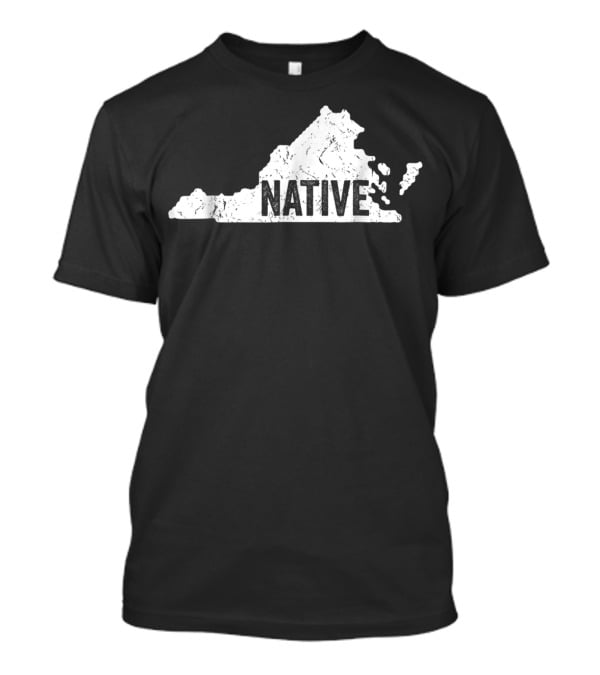 Virginia Native Old Dominion VA State Map T-Shirt