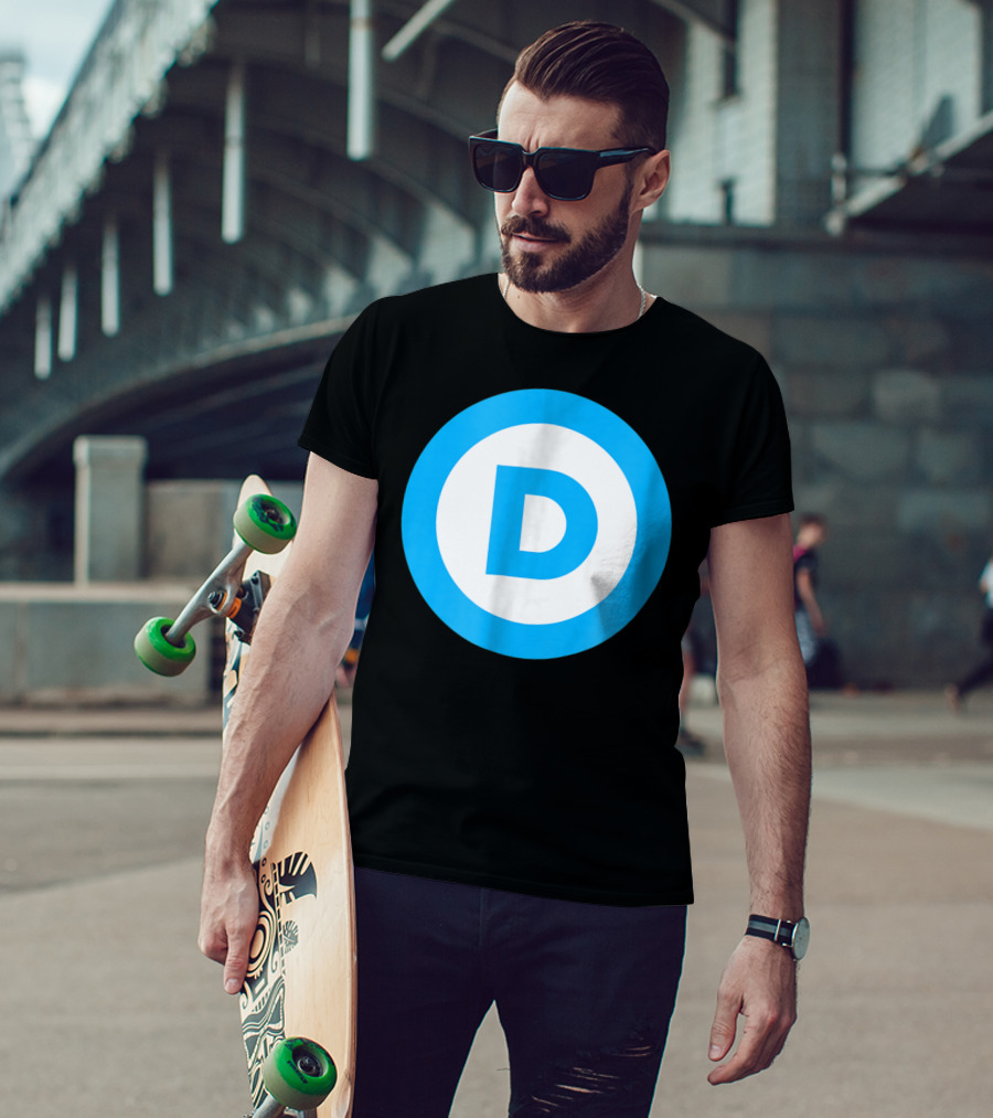Vote Elect Democrat Freedom D Circle T-Shirt