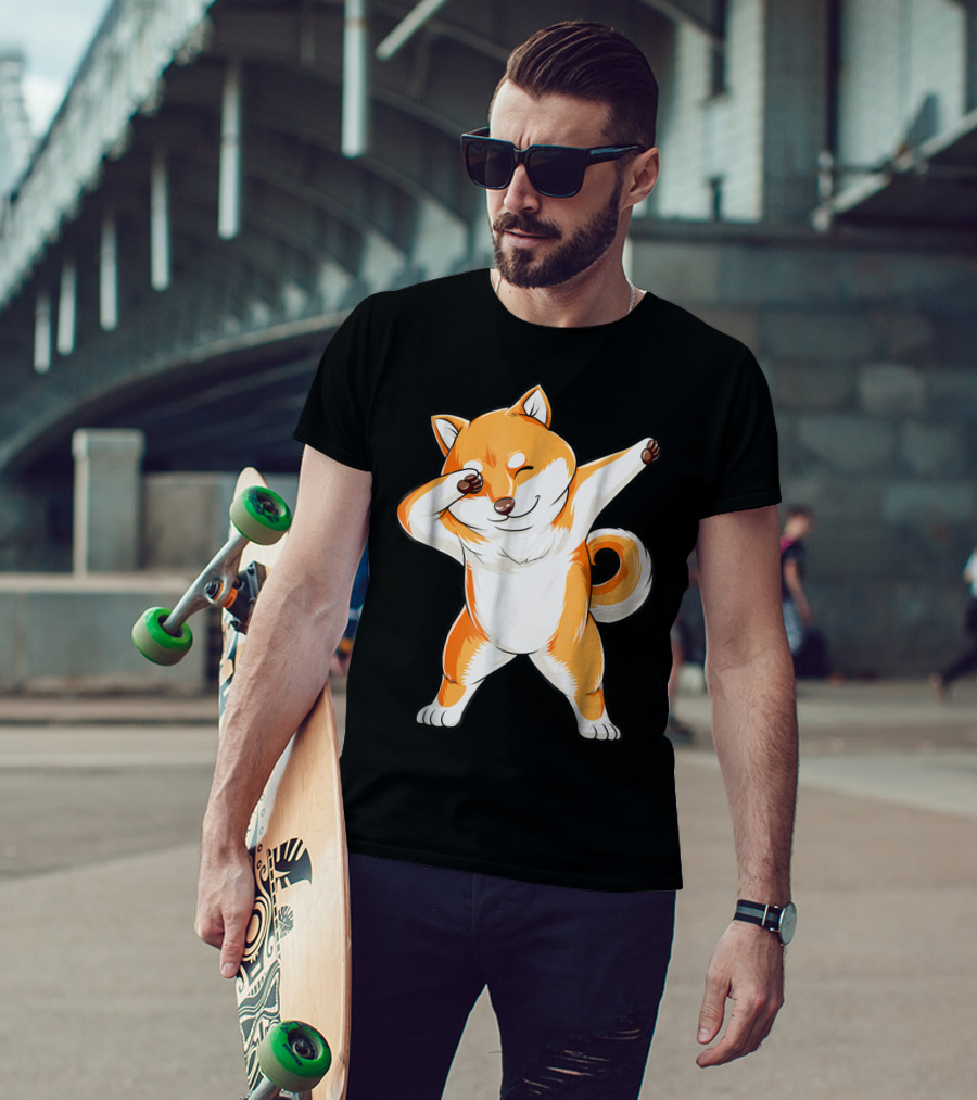 Dabbing Shiba Inu Dog Puppy Animal Lover T-Shirt