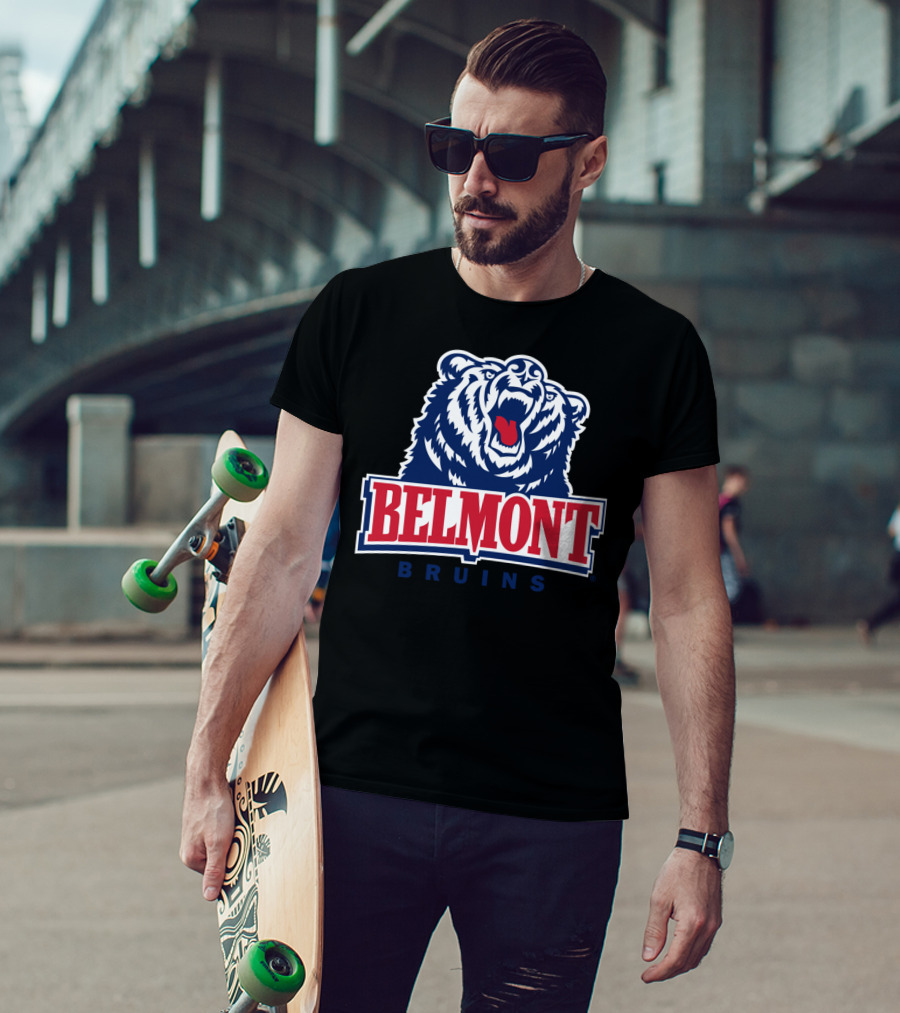 Belmont University Bruins Bear Logo NCAA Ppbel01 T-Shirt