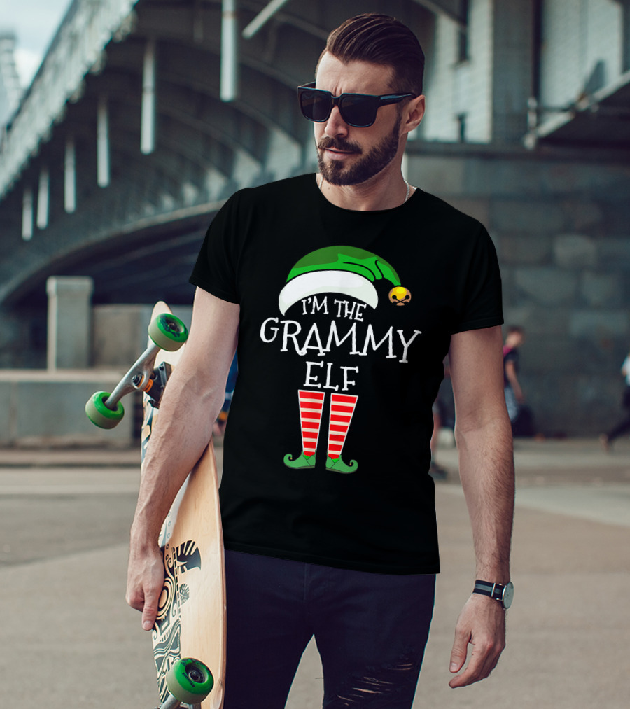 Christmas Family Matching Costume I'm The Grammy Elf T-Shirt