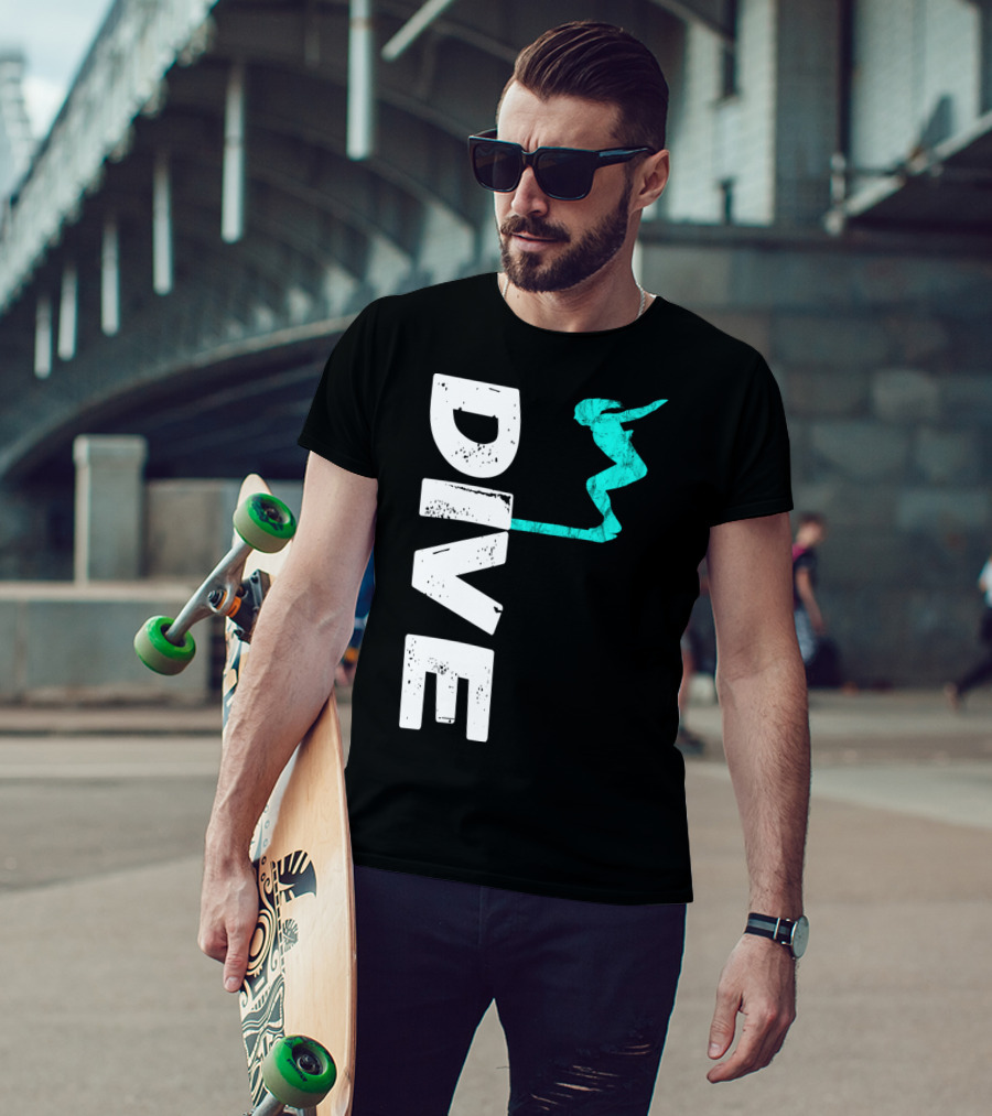 Dive Springboard Platform Diving Board Jumper T-Shirt