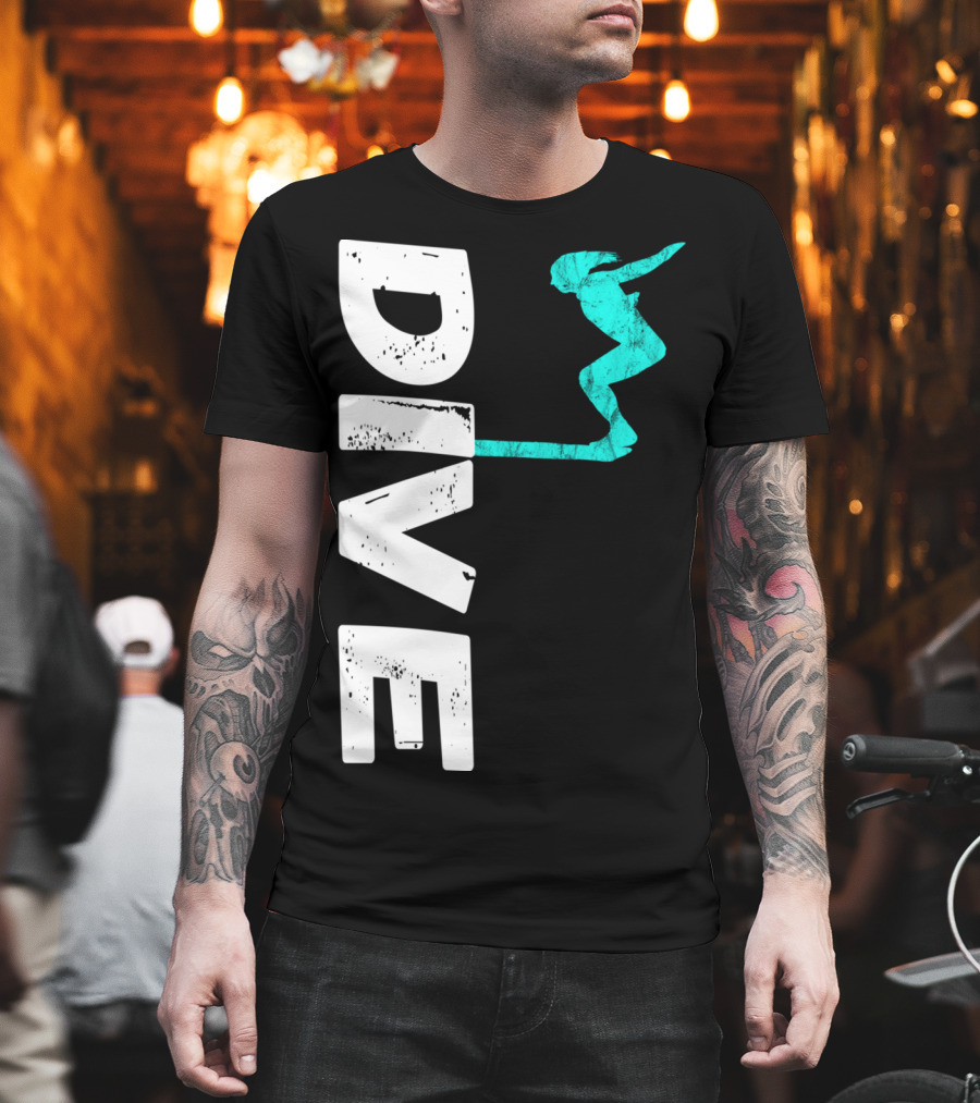 Dive Springboard Platform Diving Board Jumper T-Shirt