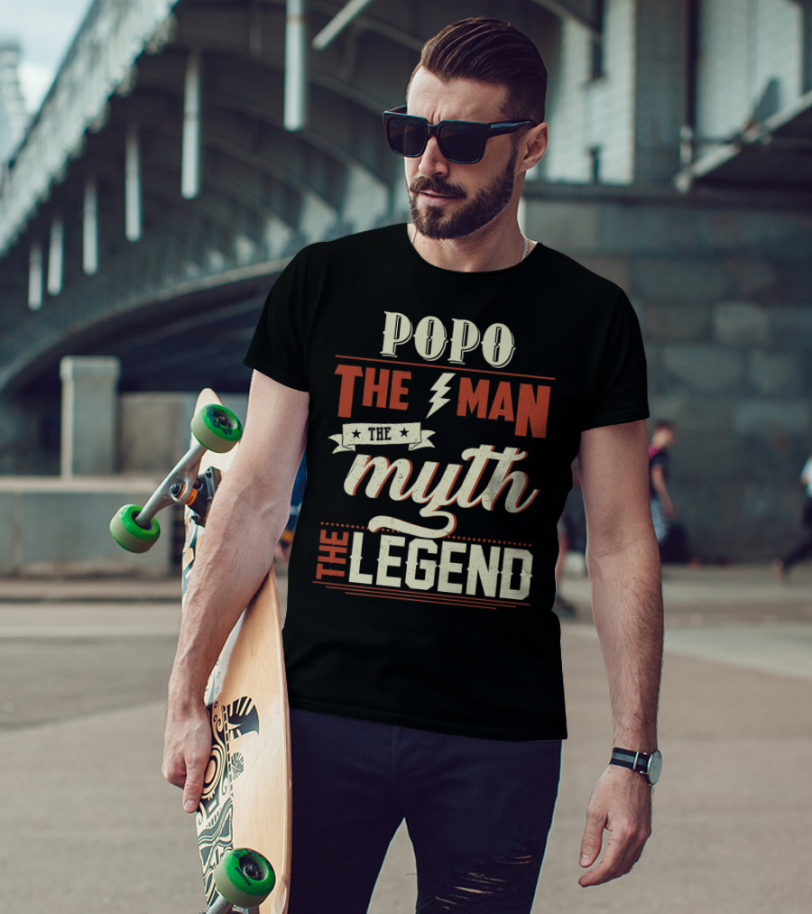 Popo The Man The Myth The Legend T-Shirt