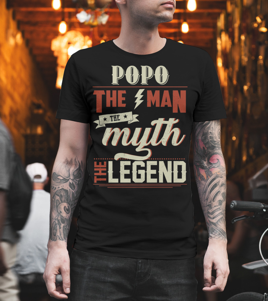 Popo The Man The Myth The Legend T-Shirt
