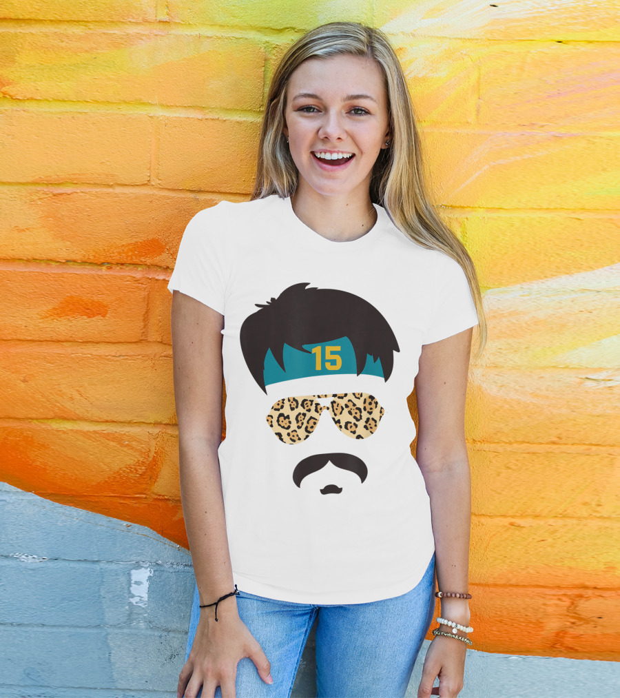Jacksonville Football Uncle Rico Leopard Sunglasses 15 Headband 904 T-Shirt
