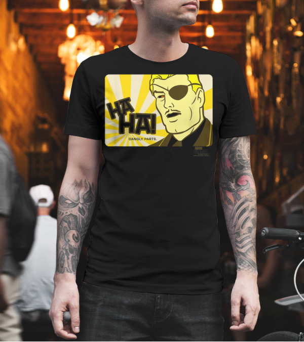 Ha Ha Dangly Parts Harvey Birdman Attorney At Law Phil Ken Sebben T-Shirt Ha Ha Dangly Parts Harvey Birdman Attorney At Law Phil Ken Sebben T-Shirt