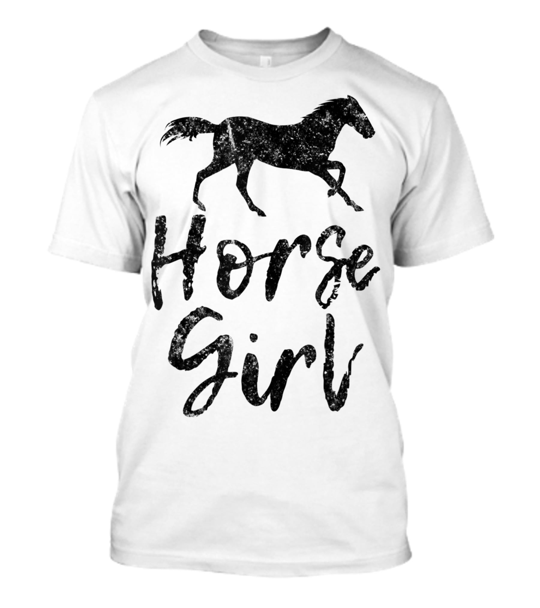 Horse Lover Horse Girl Equestrian Cowgirl Racing T-Shirt