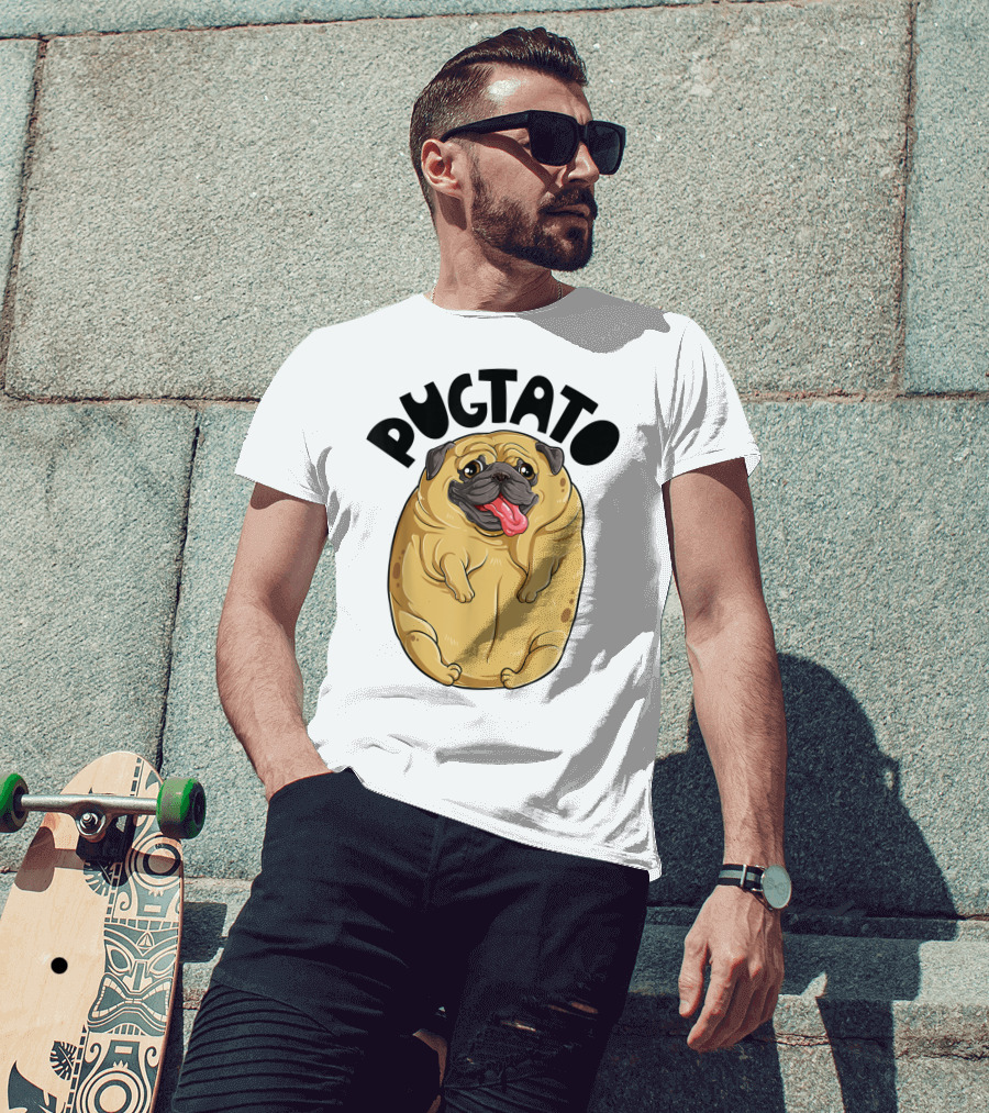 Pugtato Pug Potato Dog Lovers T-Shirt