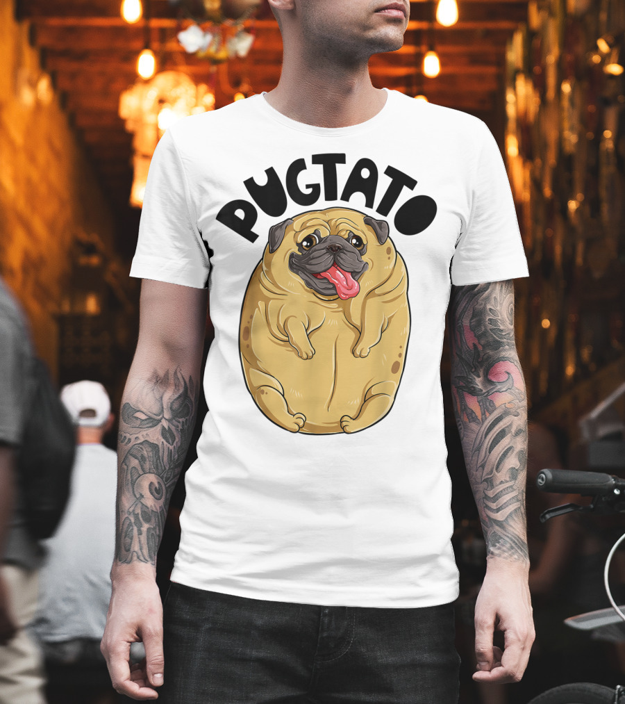 Pugtato Pug Potato Dog Lovers T-Shirt