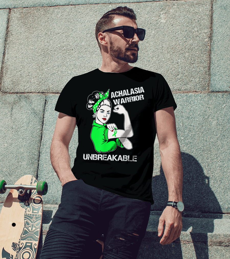 Achalasia Warrior Unbreakable Strong Woman Rosie T-Shirt