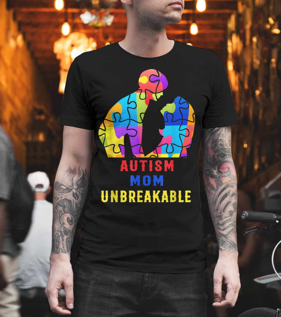 Autism Mom Unbreakable Puzzle T-Shirt