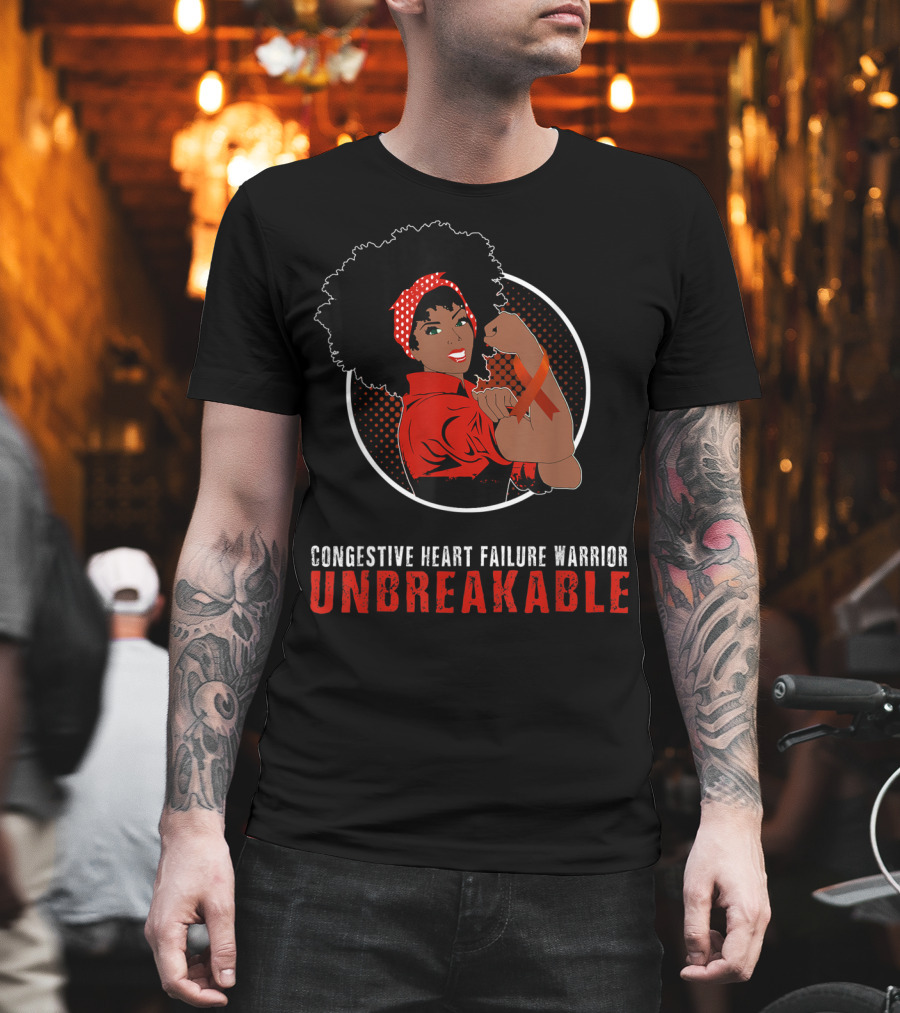 Congestive Heart Failure Warrior Unbreakable T-Shirt