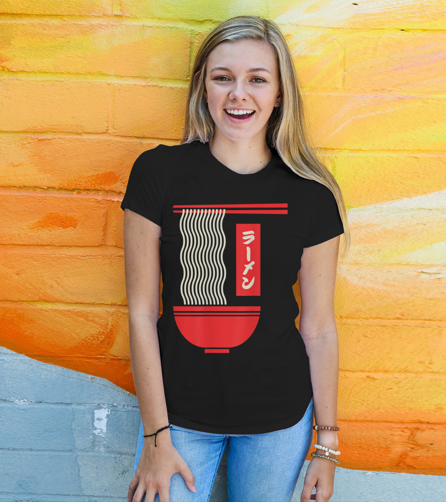 Retro Vintage Japanese Ramen Noodles T-Shirt