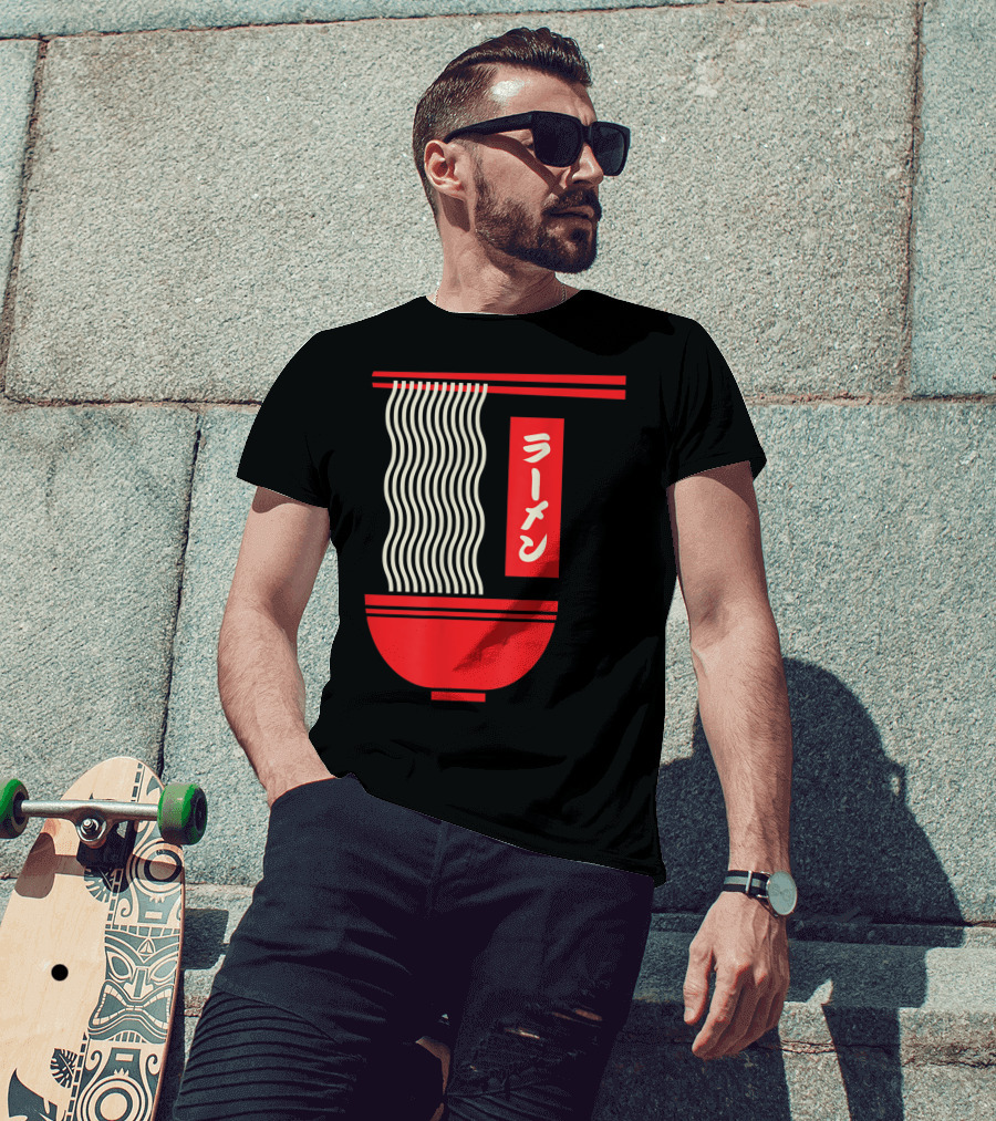 Retro Vintage Japanese Ramen Noodles T-Shirt