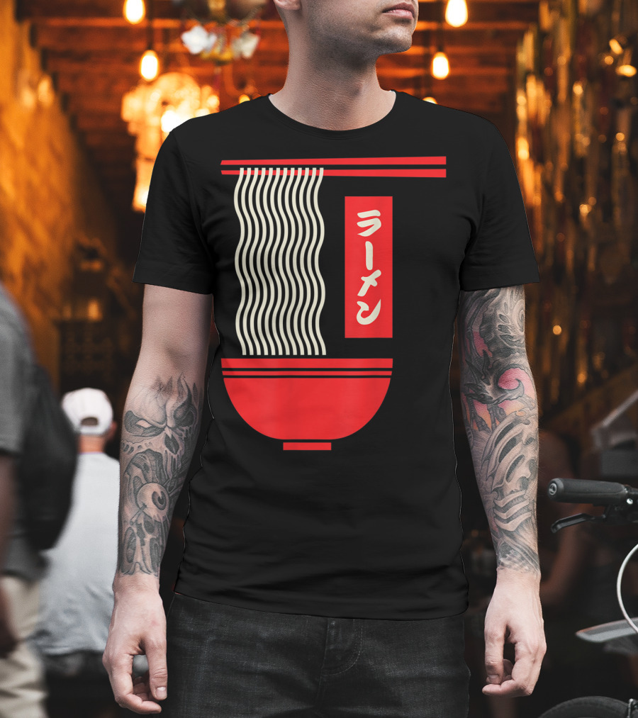 Retro Vintage Japanese Ramen Noodles T-Shirt