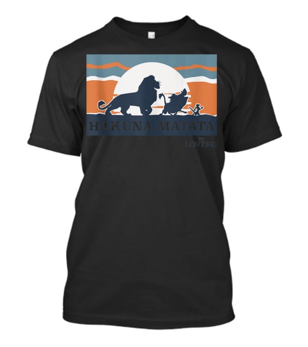Hakuna Matata Disney The Lion King Sunset T-Shirt