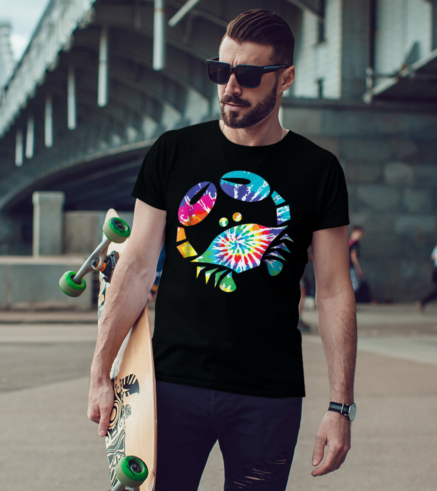 Tie Dye Fun Crab T-Shirt