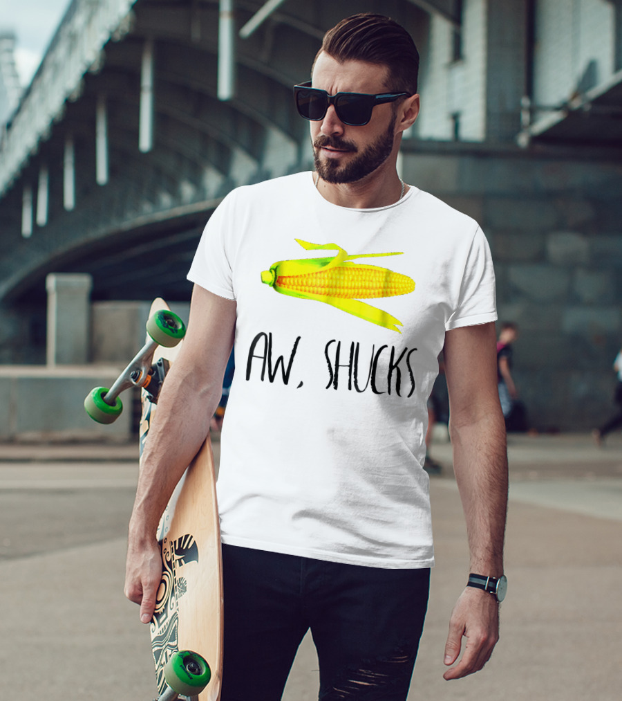 Aw Shucks Amaizing Pun Corn On The Cob T-Shirt