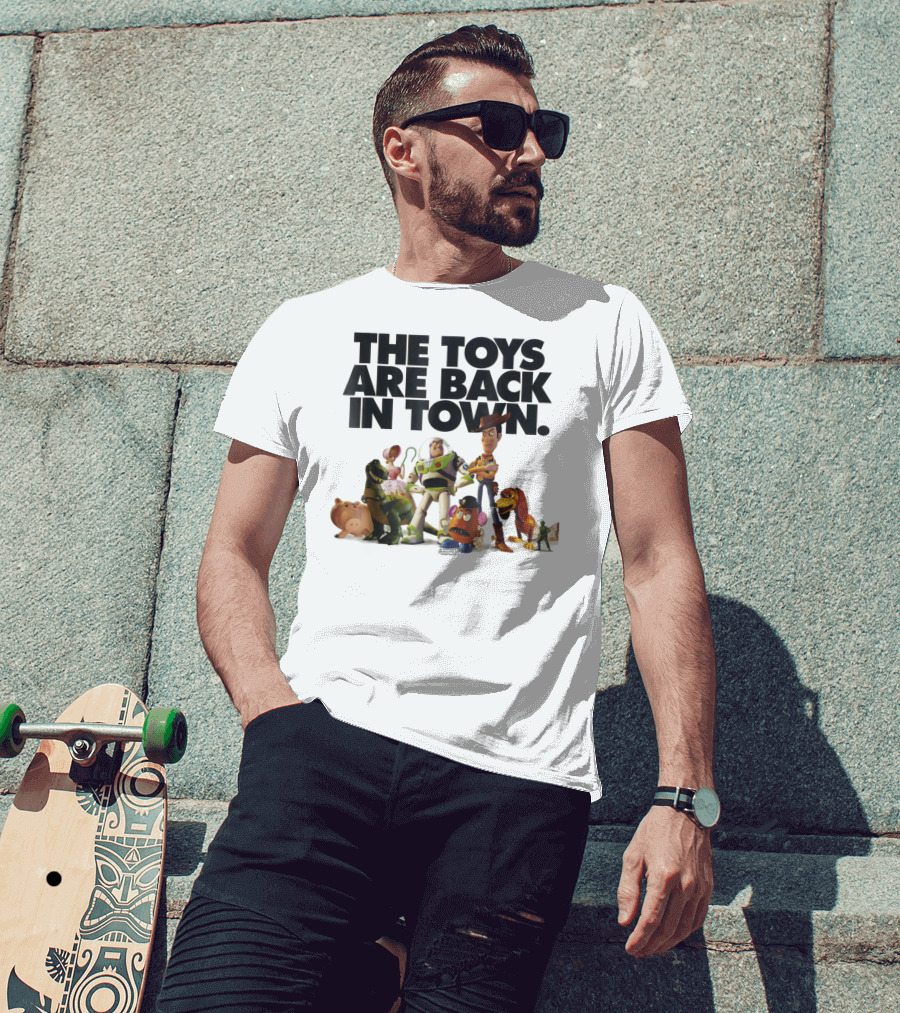 The Toys Are Back In Town Disney Pixar Toy Story Characters T-Shirt