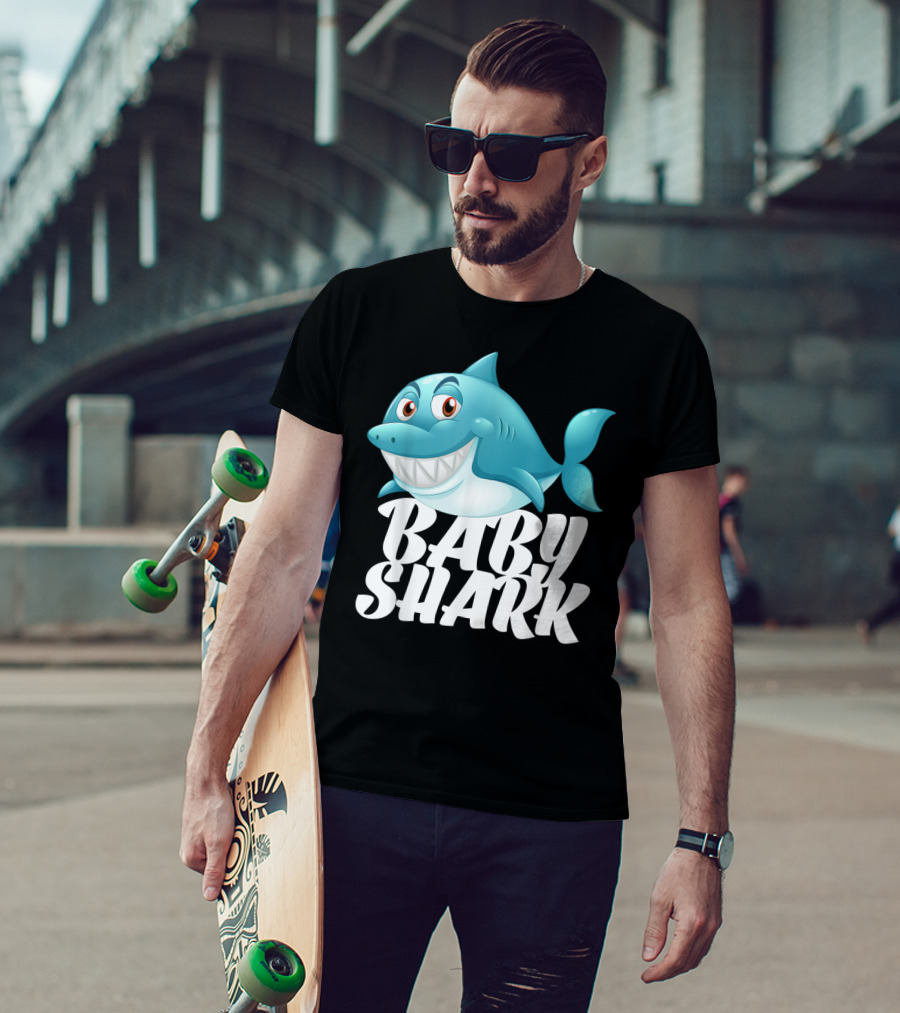 Baby Shark Lovers I Love Sharks T-Shirt