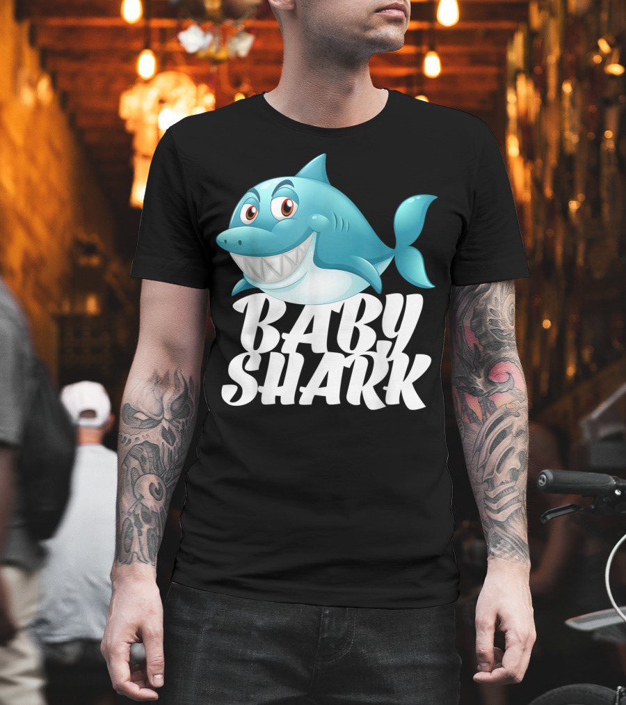 Baby Shark Lovers I Love Sharks T-Shirt