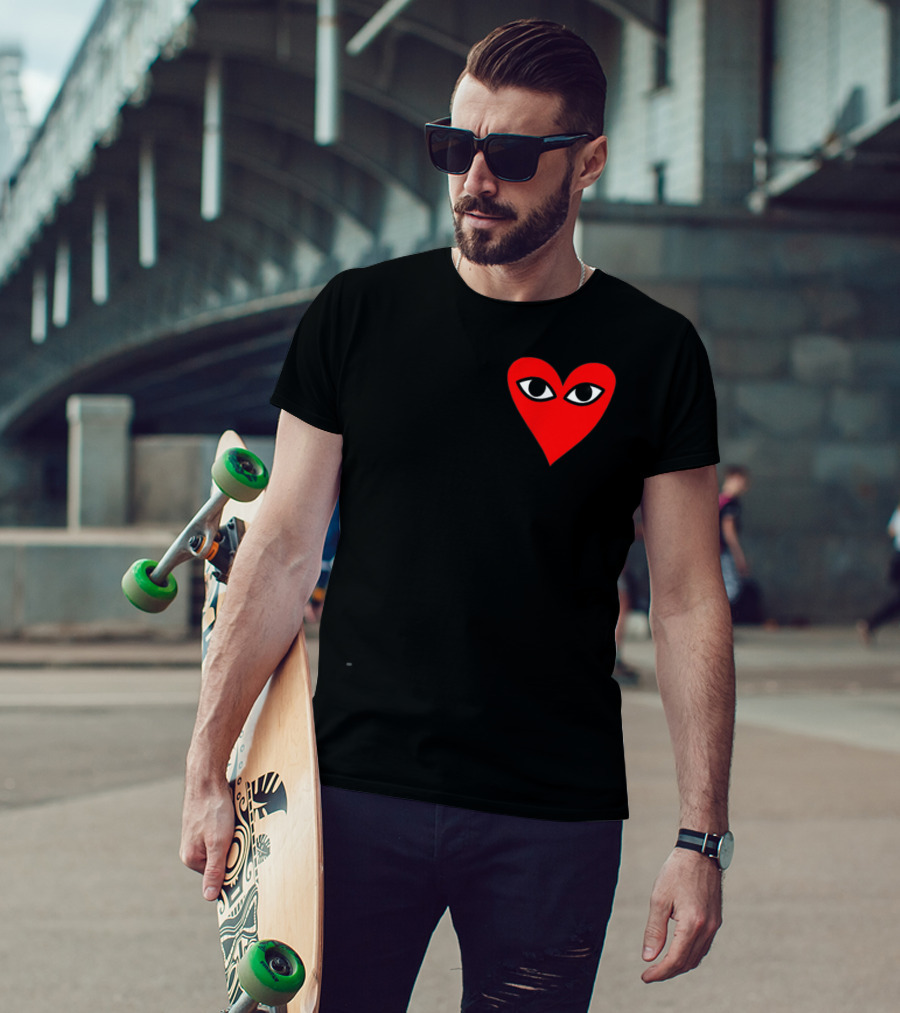 Heart For Comme Des Garçons Red Eye T-Shirt
