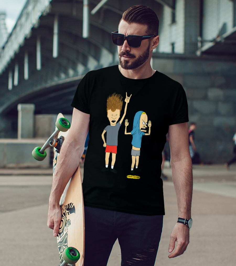 Beavis And Butthead Rock Out Cornholio Classic Iconic Pose T-Shirt