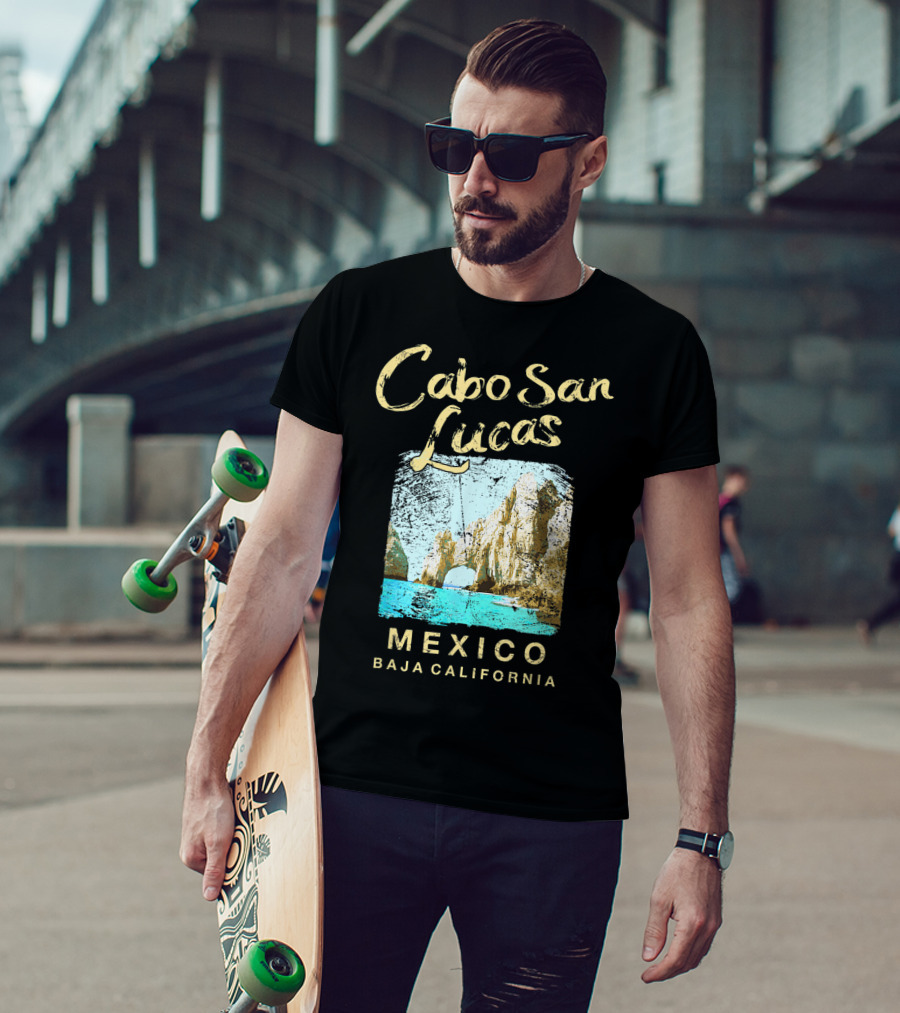 Cabo San Lucas Mexico Baja California Arch Ocean Scene T-Shirt
