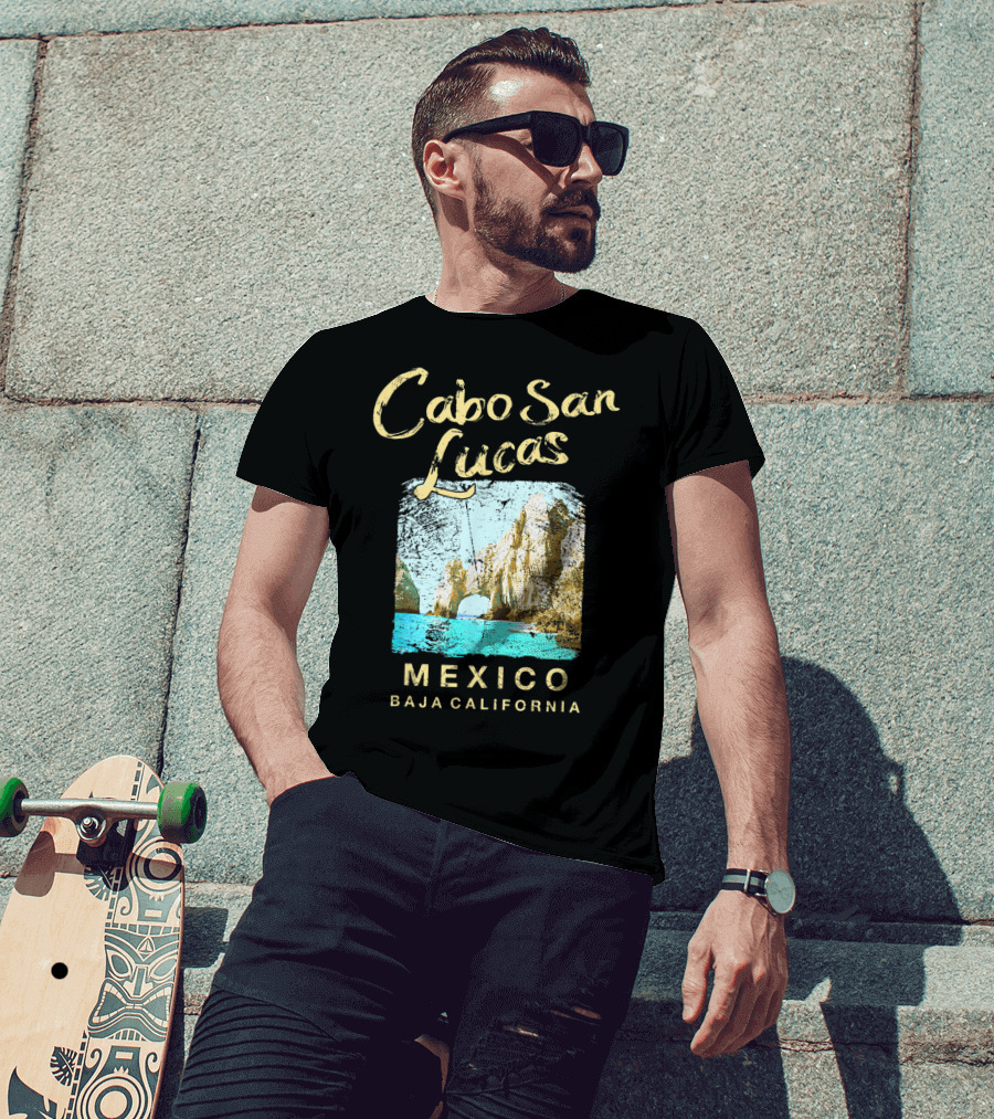 Cabo San Lucas Mexico Baja California Arch Ocean Scene T-Shirt