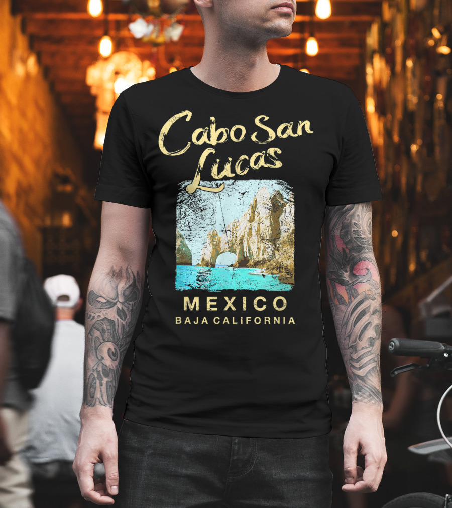 Cabo San Lucas Mexico Baja California Arch Ocean Scene T-Shirt