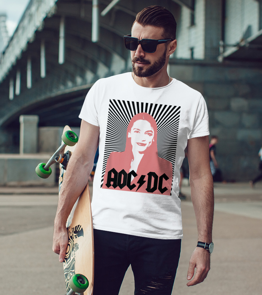AOC DC Alexandria Ocasio Cortez Latina Congress Bold Iconic T-Shirt