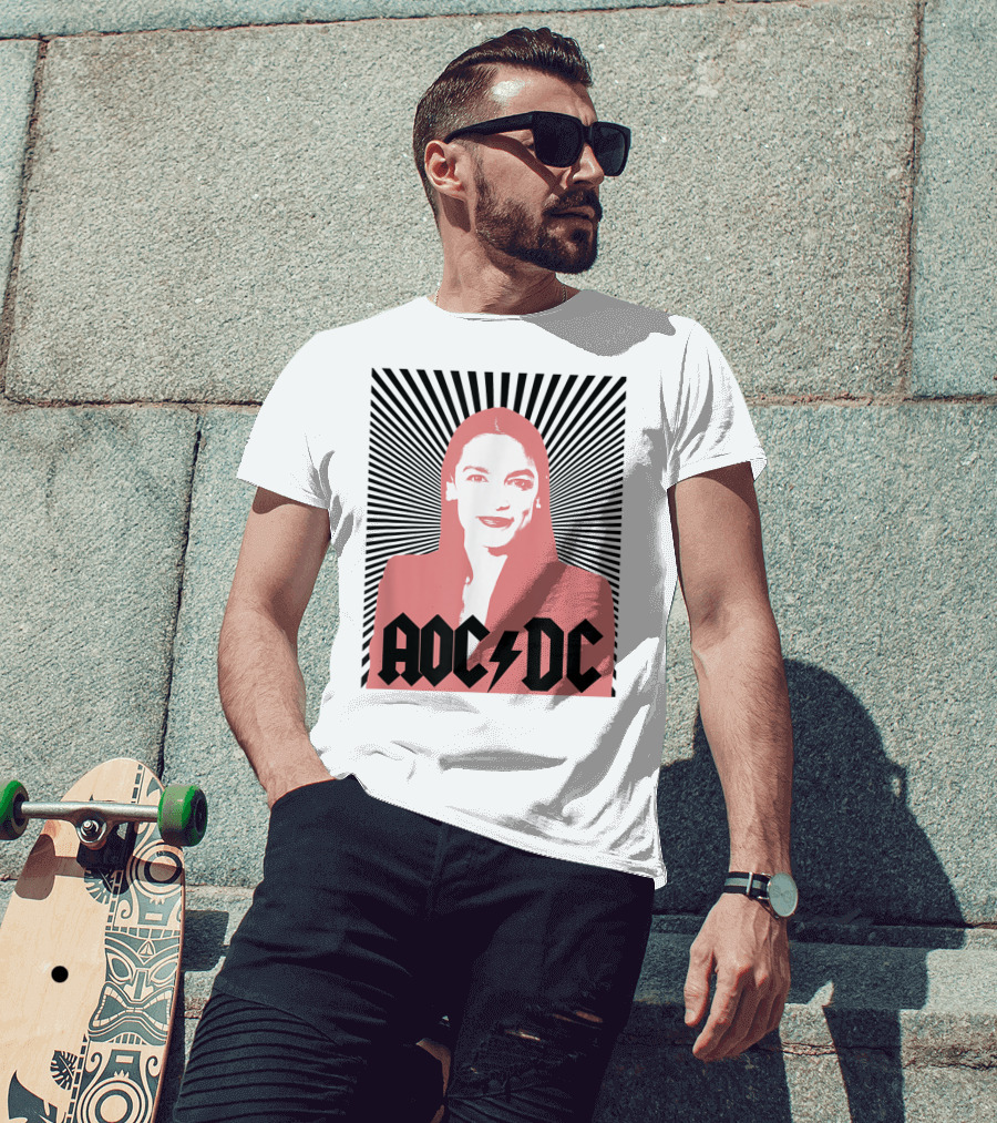 AOC DC Alexandria Ocasio Cortez Latina Congress Bold Iconic T-Shirt