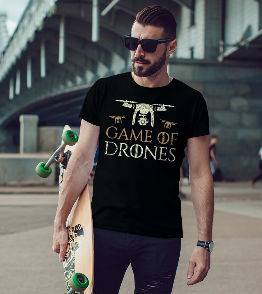 Game Of Drones Funny Drone Pilot Playful Drone T-Shirt