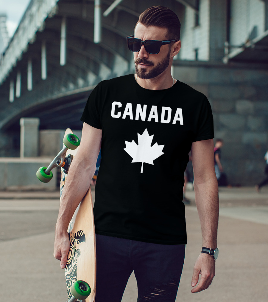 Canada Maple Leaf Minimalist T-Shirt
