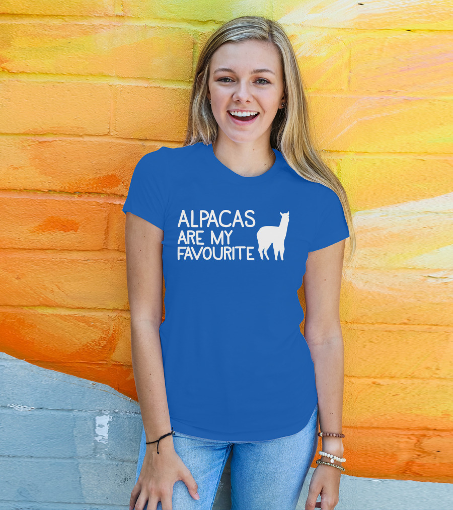 Alpacas Are My Favourite T-Shirt