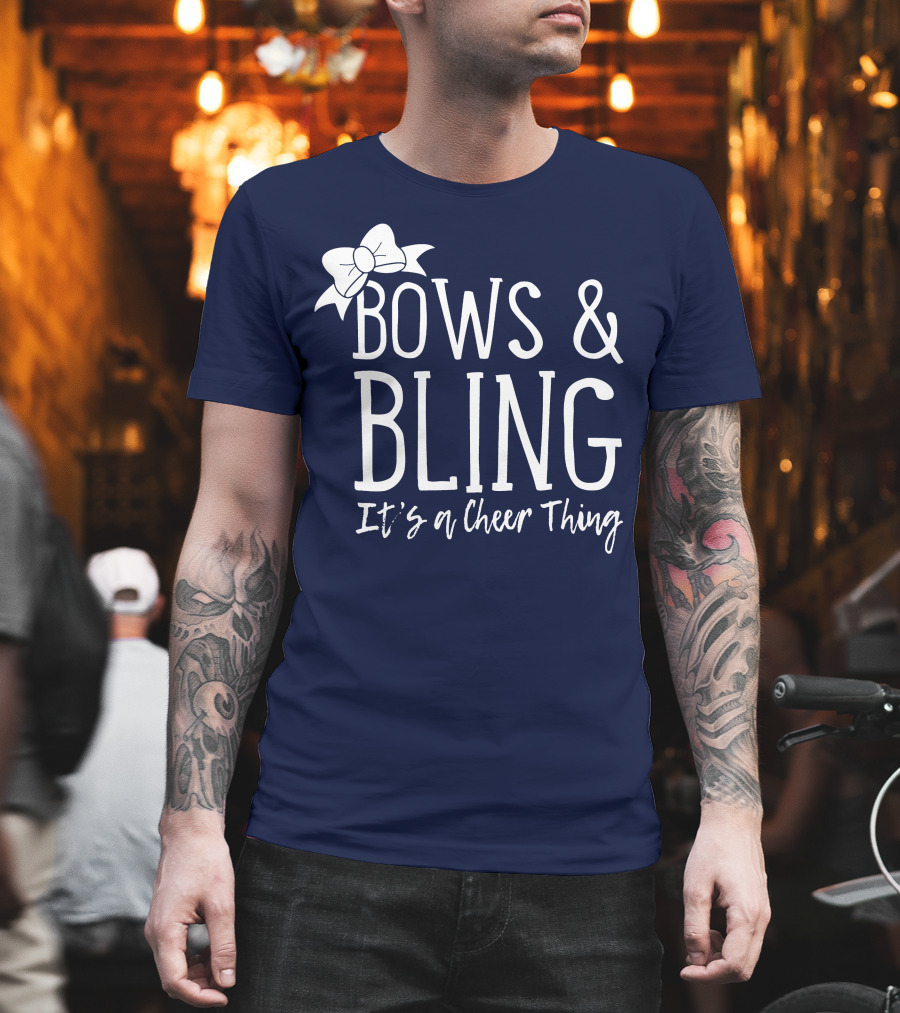 Bows And Bling It's A Cheer Thing Enthusiasts Unite T-Shirt