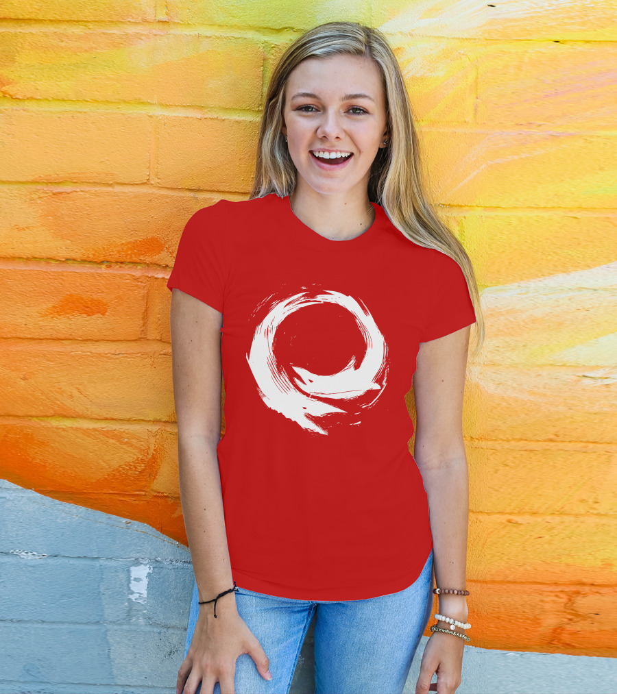 SharX Zen Enso Circle Brushstroke T-Shirt